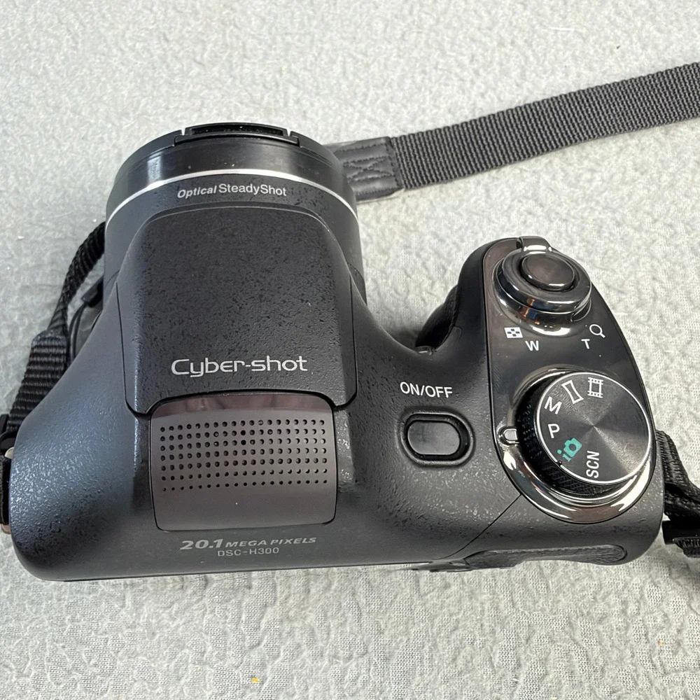 Sony Cyber-shot DSC-H300 20.1MP Digital Camera 35x Optical Zoom Black Bundle